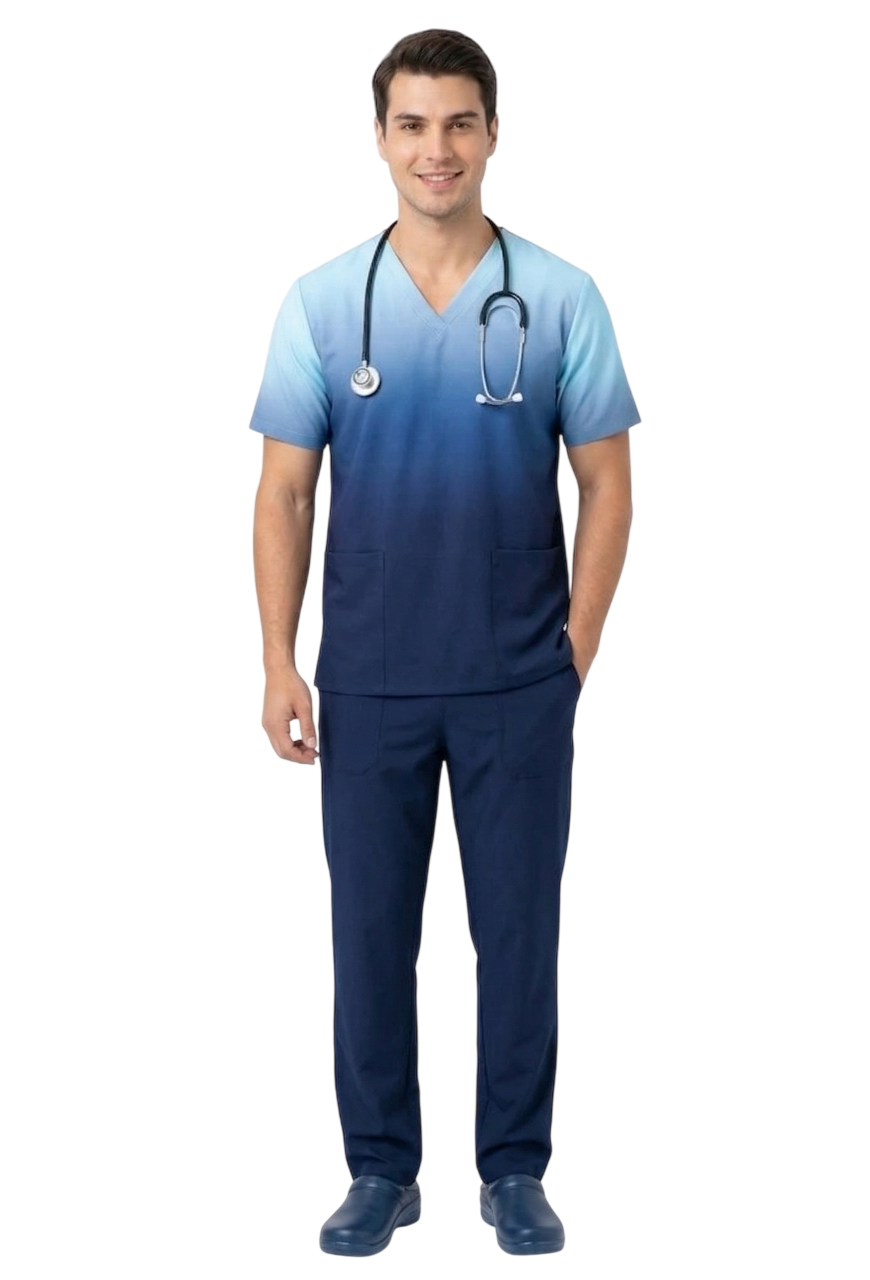 Camisa de Uniforme degrade